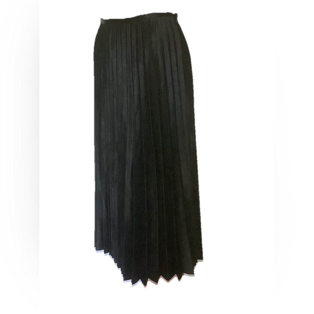 Banana Republic Midi skirt pleated size 4 black nwot - Picture 7 of 8